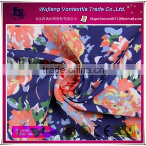 China Manufacture Supply Soft Digtal Printed Chiffon Fabric/polyester 100D Chiffon Fabric for Dress,garment,outdoor Cloth,etc thumbnail-1