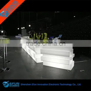 Party Illuminated Led Light up Bar Table, Rechargeable Led Bar Counter thumbnail-3