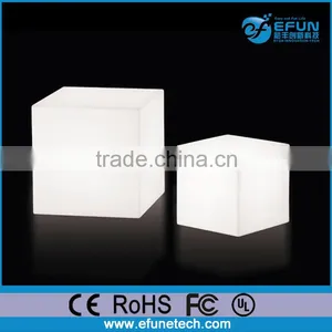 Custom Size Rgb Color Illuminated Led Cube Light Furniture,plastic Led Furniture thumbnail-1