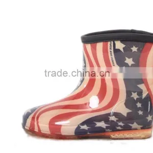 New Fashion Transparent Boots Cheap Kids Clear Pvc Rain Boots thumbnail-3