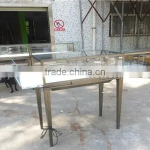 Retail Metal Cartier Jewelry Display Showcase With Led Strip Lighting for Store Interior Decoration thumbnail-1