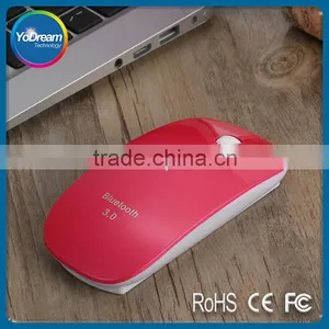 Ultra Slim Designer Rechargeable AA Battery Bluetooth 3.0 Wireless Mouse 1000 1200 1600 DPI CE ROHS FCC Certificate thumbnail-3