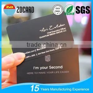 Factory Direct Engraving Brushed Metal Business Cards thumbnail-5