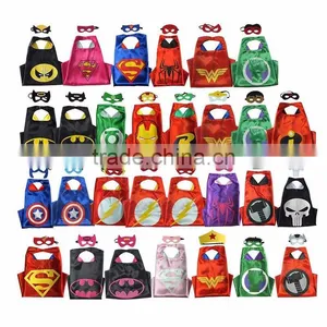 Doule Layer Kids Adult Super Hero Capes thumbnail-5