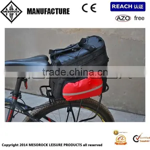 Extensible Bike Cycling Rear Seat Carrier Bag Pannier Quick Release thumbnail-1