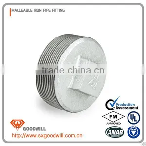 1-1/4" Electrical Galvanized Male Beaded Plug thumbnail-6