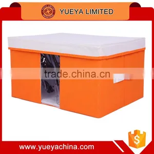 Handheld Home Office Storage Box With Display Window-orange L Size thumbnail-1