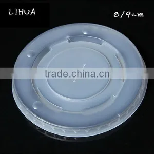 Translucent Disposable Plastic Cross Type Cup Cover, Milk Tea Cup Lid, Cold Drink Cup Lid thumbnail-2