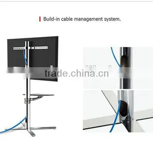 LCD LED TV Stand With Universal Mounting System Stainless Steel TV Stand thumbnail-5