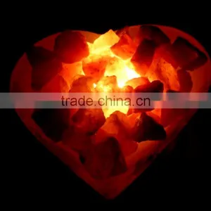 Heart Shape Fire Bowl Lamp thumbnail-1