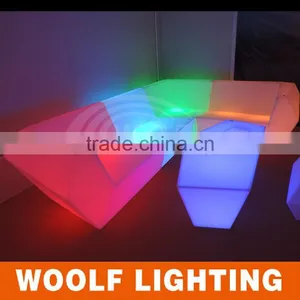 Modish Illuminated Decorative LED Casual Sofa for Tea House and Coffee Shop thumbnail-6