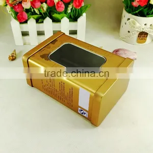 Wholesale Classical Style Airtight Rectangular Coffee Storage Tins thumbnail-5