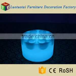 LED Bar Furniture Remote Control RGB Color Changing LED Wine Holder/LED Wine Tray thumbnail-2