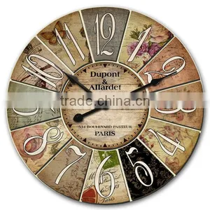 Popular and Classic Wooden Wall Clock Vintage MDF Wall Clock Cheap Wall Clock Wholesale thumbnail-1