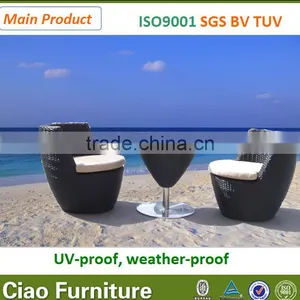 Round Coffee Table Set Chairs thumbnail-1