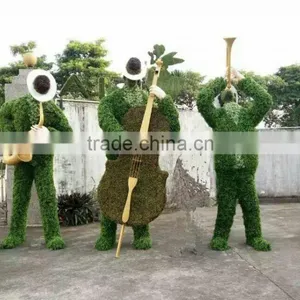 Anti uv and Fire Artificial Topiary Grass Sculpture for Garden Ornament thumbnail-1