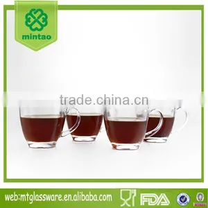 Glass Coffee Cup With Handle thumbnail-1