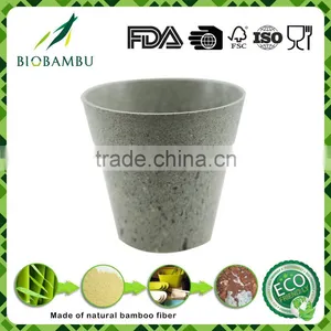Pro-environment Selling Well Good Quality Bamboo Fiber Flower Pot thumbnail-6