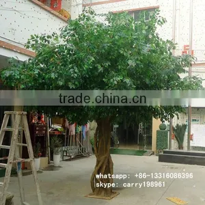 LXY081901 Ornamental Foliage Plants Fake Ficus Tree Decorative Artificial Banyan Tree thumbnail-1
