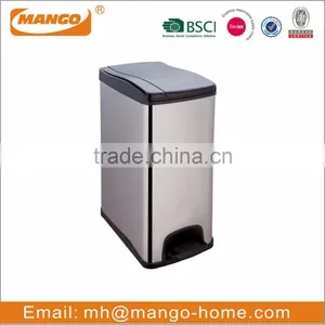 Big Foot Pedal Stainless Steel Dustbin thumbnail-1