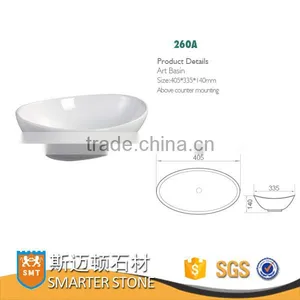 Undermount Ceramic Wash Basin and Bathroom Ceramic Sinks thumbnail-2