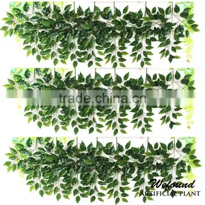 Factory Direct Plastic Handle High Simulation Banyan Tree Leaf Green Leaf Decoration Sets do Wholesale Shooting thumbnail-2