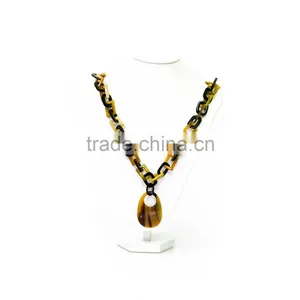NECKLACE MADE FROM NATURAL BUFFALO HORN IN VIETNAM thumbnail-3