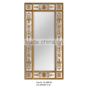 Baroque Mirror Frame Rectangular Bathroom Mirrors thumbnail-5