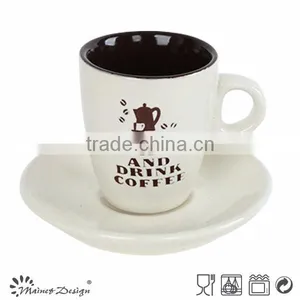 2015 New Product Dinnerware Milk Mug With Saucer thumbnail-1