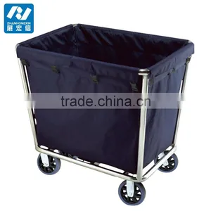 Laundry Cart Cleaning Trolley Hotel Linen Trolley thumbnail-2