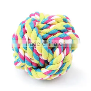 Ball Dog Rope Toys 11cm XL Manufacturers Selling Pet Cotton Woven Cotton Rope thumbnail-1