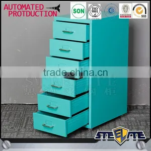 Small Storage Cabinets/locker Metal Cabinet/box Mobile Cabinet Drawer With Wheels thumbnail-3