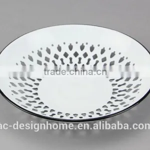 ROUND ENAMEL IRON SIEVE TRAY thumbnail-1