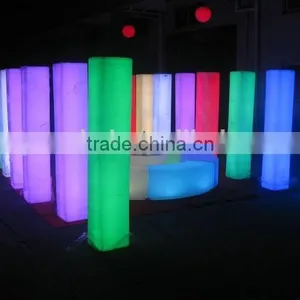 Outdoor Decorative Rechargeable Luminous Bar Outdoor Pillar thumbnail-6