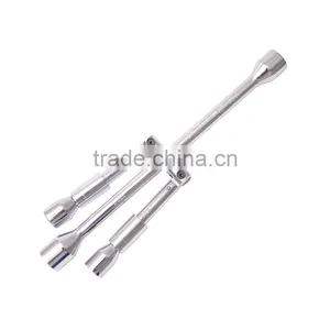14" Folding Cross Rim Wheel Tyre Wrench Socket Car Auto Tools thumbnail-1