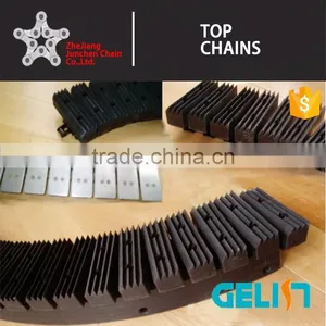 Snap-on Gripper Roller Chains/rubber Top Conveyor Chains/rubber Gripper Snap on Chains thumbnail-5