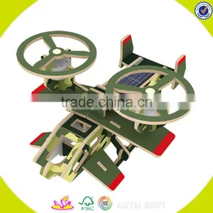 2017 Wholesale Diy Assemble Children Wooden Toy Airplanes New Design Kids Wooden Toy Airplanes Best Wooden Toy Airplanes W03B070 thumbnail-3
