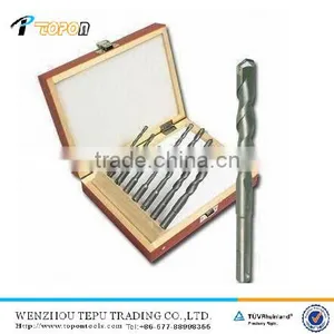 7 Pieces SDS MAX Hammer Drill Bit Set Packing With Wood Box thumbnail-1