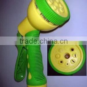 Hot Sell CS-1001 8functions Plastic Spray Hose Nozzle for Garden and Lawn thumbnail-2
