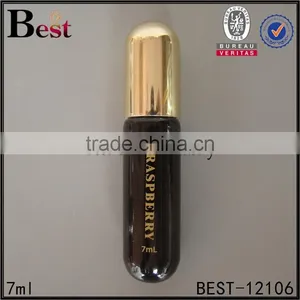7ml Hot Products Cosmetics Perfume Tube Glass Roll Bottle Hot Stamping Dark Brown Painting Bullet Shape Roll on Glass Bottle thumbnail-1