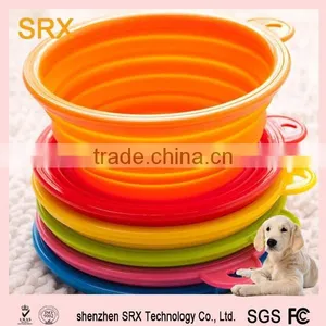 Silicone Plastic Pet Bowl With Lid,Silicone Dog Food Bowl,silicone Pet Cat Feeding Bowl thumbnail-3