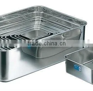 SUS304 Deep Basin Food Trays Japanese Kitchen Gadget thumbnail-1