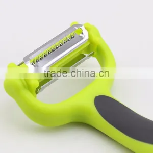 Stainless Steel 360 Degree Rotating Multifunctional Peeler With 3 Blades thumbnail-5