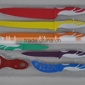Colorful Non-stick Coating Knife Set in EVA Gift Box thumbnail-5