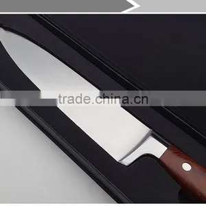 8 Inch Stainless Steel Chef Knife, Professional Kitchen Cutlery, Triple Riveted thumbnail-5