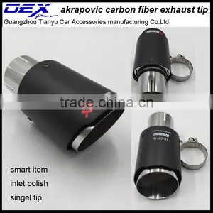 Carbon Fiber Akrapovic Muffler Tip in Exhaust System thumbnail-1