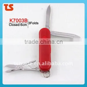 2014 Stock Mini Stainless Steel Multi Function Pocket Keychain Kinfe Tools K7003B thumbnail-1