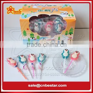 Cartoon Animal Penguin Shape Sweet Hard Lollipop thumbnail-1