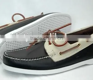 Handsewn Blucher Moccasin Construction Boat Shoes thumbnail-5