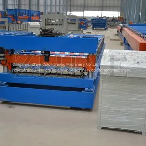 CNC Steel Metal Roof Sheet Roll Forming Machine thumbnail-5